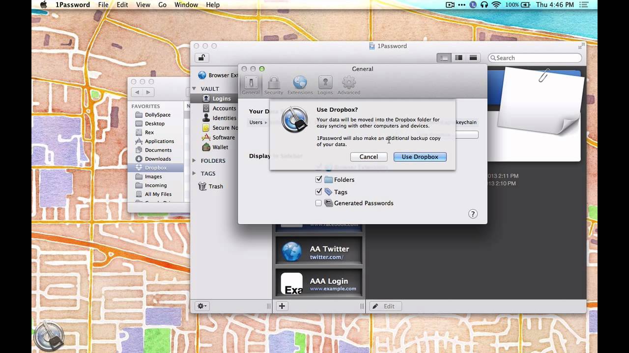 Set Up Dropbox App Sync Mac
